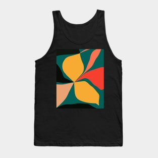 Midnight Garden #1 - Abstract Botanical Print Tank Top